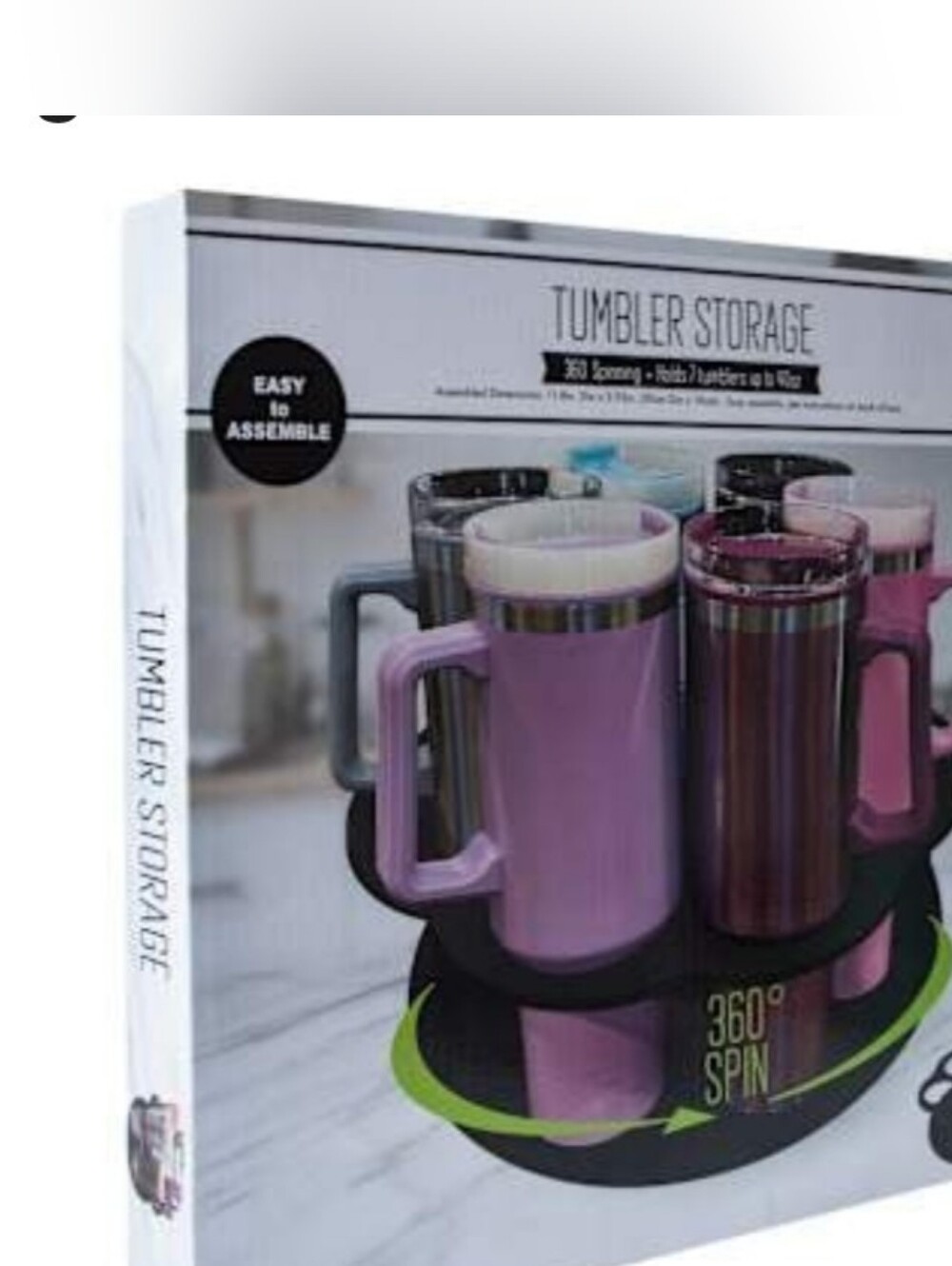 Tumbler Storage 360° Spinning Organizer - NIB - Picture 6 of 7